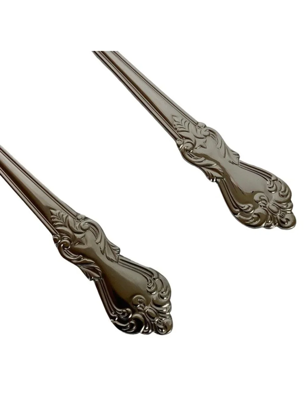 Reed & Barton Heritage Mint Marlborough 2-Pc Salad Serving Set Stainless Steel
